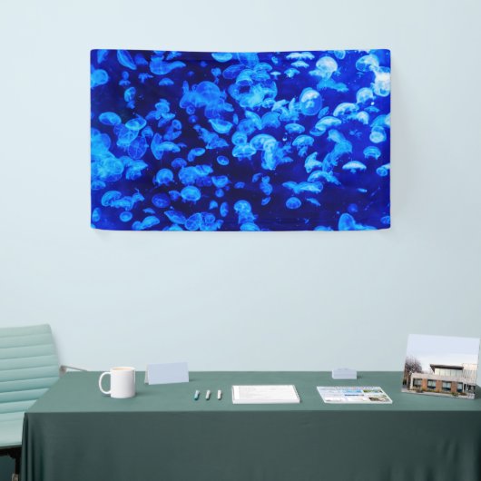 クラゲ群 横断幕 (トレードショー)