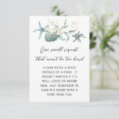 クラゲ赤ちゃんシャワーブックリクエストエンクロージャ エンクロージャーカード (スタンド正面)