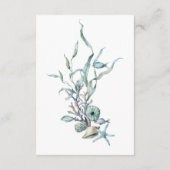 クラゲ赤ちゃんシャワーブックリクエストエンクロージャ エンクロージャーカード (裏面)