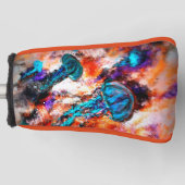 クラゲ跳び ゴルフヘッドカバー (正面)