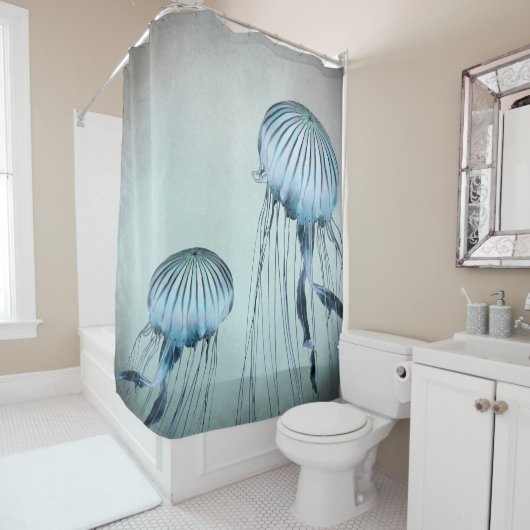 クラゲ踊り シャワーカーテン (インサイチュ)