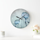 クラゲ踊り ラージ壁時計 (ホーム)