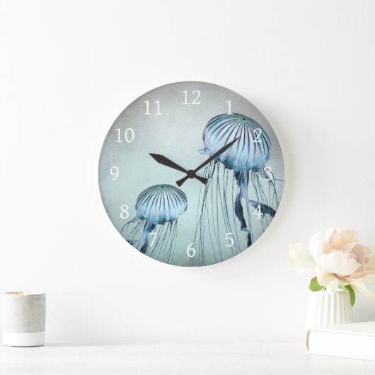 クラゲ踊り ラージ壁時計 (ホーム)