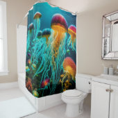 クラゲ集団 シャワーカーテン (インサイチュ)