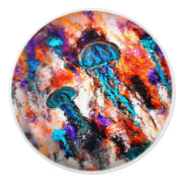 クラゲ飛び込み電気 セラミックノブ