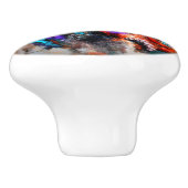 クラゲ飛び込み電気 セラミックノブ (側面)