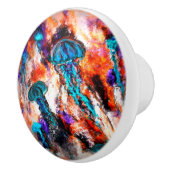 クラゲ飛び込み電気 セラミックノブ (右)