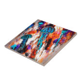 クラゲ飛び込み電気 タイル (側面)