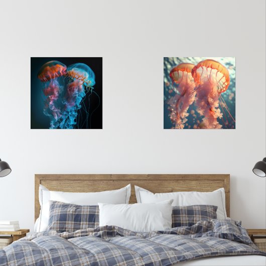 クラゲ鮮やかカップル (寝室)