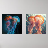 クラゲ鮮やかカップル (正面)