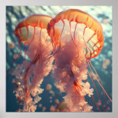 クラゲ鮮やかカップル ポスター (正面)