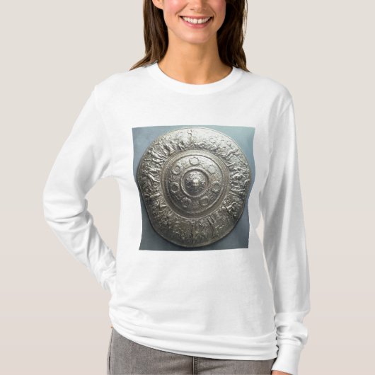 クラゲ1552年の頭部が付いている盾 Tシャツ (正面)