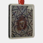 クラゲ、オルペウスの家からのローマのモザイク メタルオーナメント (右)