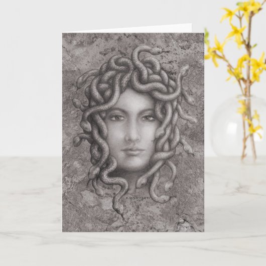 クラゲ カード (黄色い花)