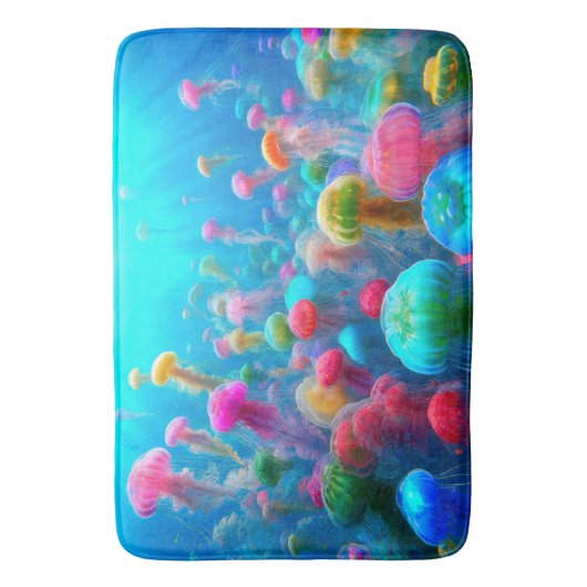 クラゲ バスマット (正面縦)