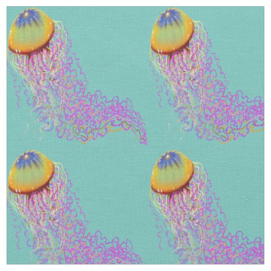 クラゲ ファブリック (クローズアップ)