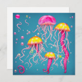 クラゲ – フラットカード シーズンカード (正面/裏面)