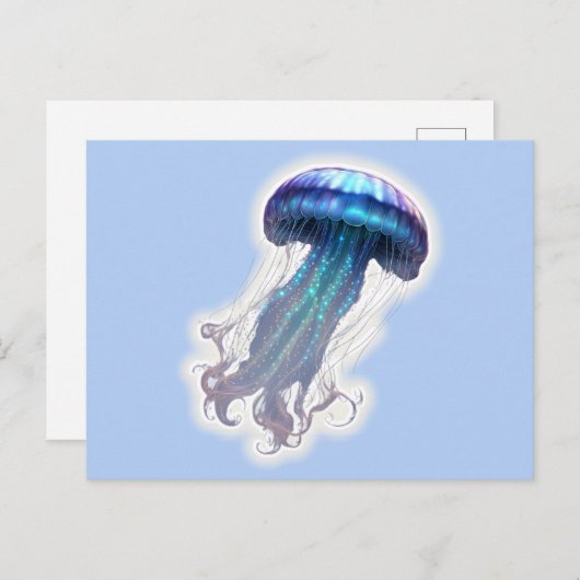 クラゲ ポストカード (正面/裏面)