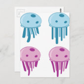 クラゲ ポストカード (正面/裏面)