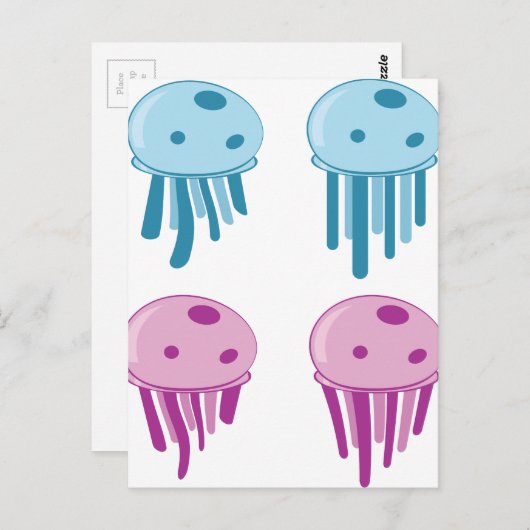 クラゲ ポストカード (正面/裏面)