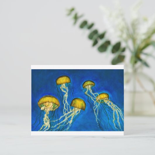 クラゲ ポストカード (スタンド正面)