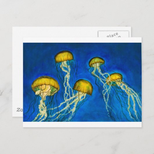 クラゲ ポストカード (正面/裏面)