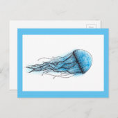 クラゲ ポストカード (正面/裏面)