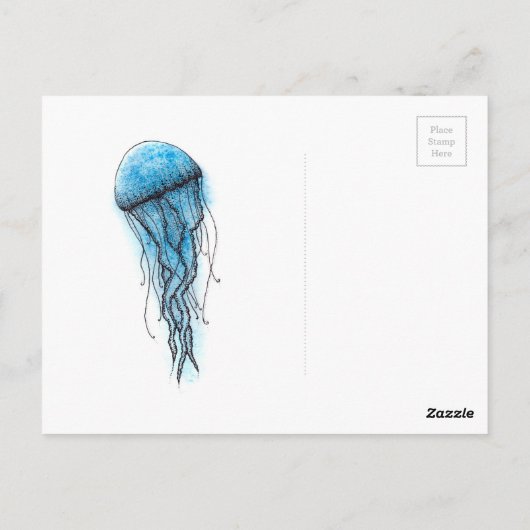クラゲ ポストカード (裏面)