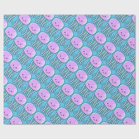 クラゲ ラッピングペーパー (フラット)