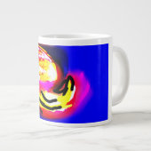 クラゲ 波 ジャンボコーヒーマグカップ (正面右)