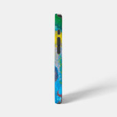 クラゲ、海、海 iPhoneケース (左側面)