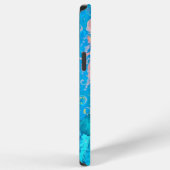 クラゲ、海、海 iPhoneケース (右側面)