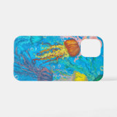 クラゲ、海、海 iPhoneケース (裏面横)