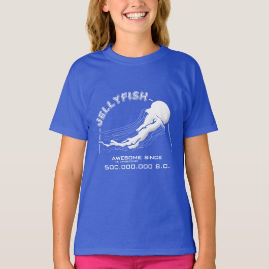 クラゲ 生きた化石 Tシャツ (正面)