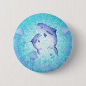 クラゲ 缶バッジ (正面)