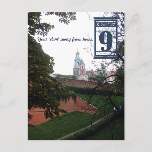 クラコフラグジュアリーレンタルカード ポストカード (正面)