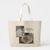 クラコヴィアカフェトート祝 – ファー ラージトートバッグ (裏面)