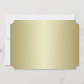 クラシエレガントー|金ゴールドチケット|結婚式招待状 招待状 (裏面)