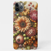 クラシカルで上品なアンティークの秋の花の芸術画 Case-Mate iPhoneケース (裏面)