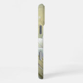 クラシカルで上品なクロッカスの植物画 iPhoneケース (右側面)