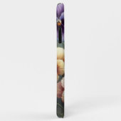 クラシカルで上品なパンジーの植物画 Case-Mate iPhoneケース (裏面/右)
