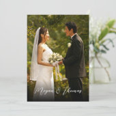 クラシカルで優雅なフォトウェディング 招待状 (スタンド正面)