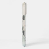 クラシカルで洗練された上品な水彩花 iPhoneケース (右側面)