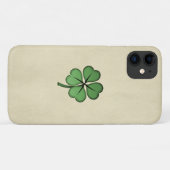 クラシカルなアイルランドのラッキークローバー Case-Mate iPhoneケース (裏面(横))