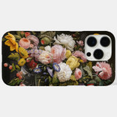 クラシカルなアンティーク風の花の静物画 ファインアートペインティング Case-Mate iPhoneケース (裏面 (横))