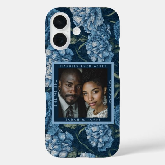 クラシカルなカーネーションのアクセント レトロな結婚式 Case-Mate iPhoneケース (裏面)