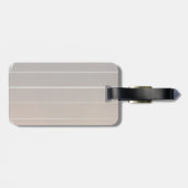 クラシカルなギターのオレンジの日焼け ラゲッジタグ (裏面横)