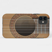 クラシカルなギターベージュ色日焼け Case-Mate iPhoneケース (裏面(横))