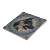 クラシカルなジャーマン・シェパード タイル (側面)