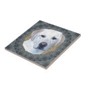 クラシカルなラブラドル・レトリーバー犬 タイル (側面)